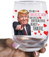 Mom Gifts Mug - Mothers Day Mug - Trump Wine Glass You Are A Really Really Great Mom Funny Mom Cup You Are The Best Mom Gift For Mom From Daughter Son Husband Christmas Birthday
