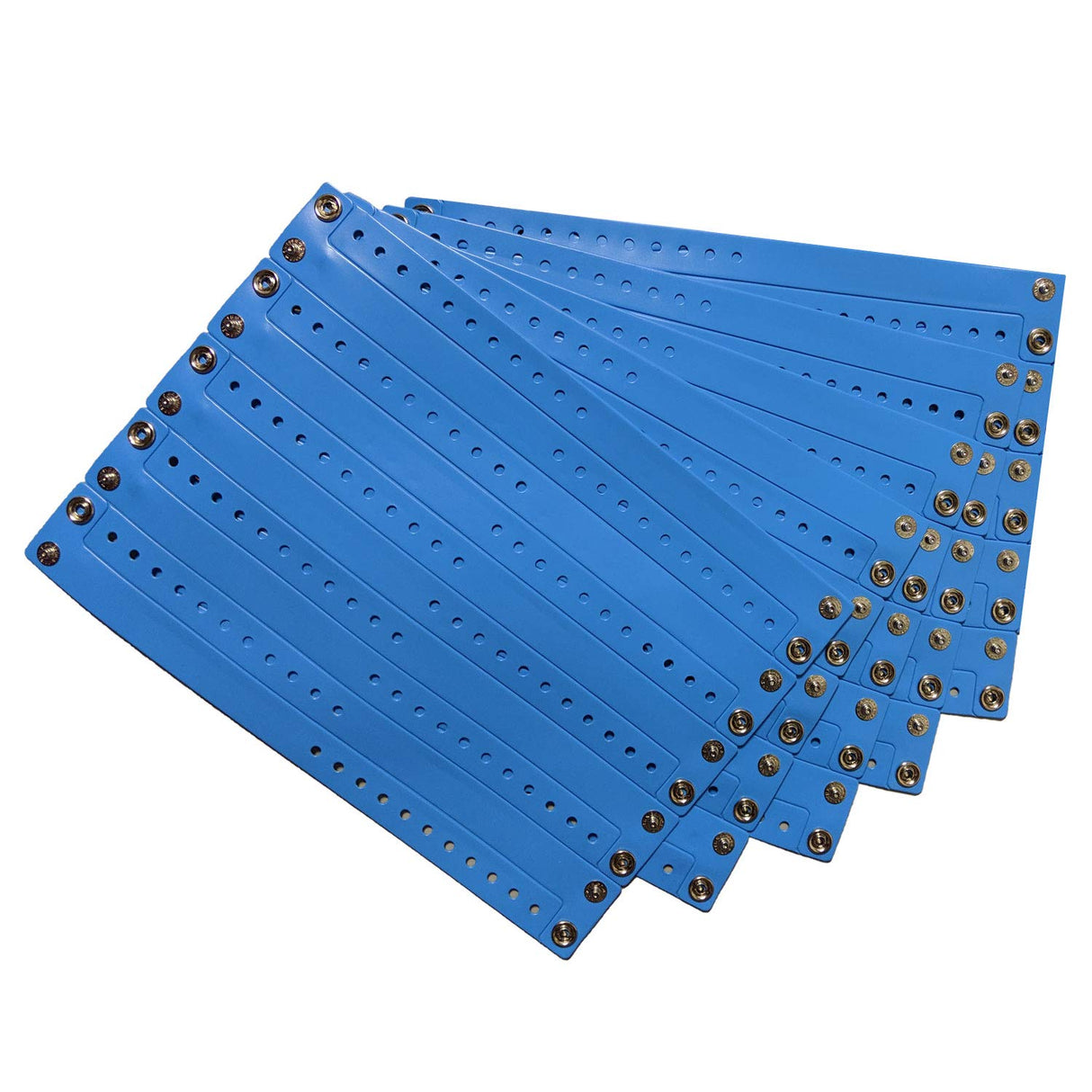 Reusable Vinyl Wristbands - Implement Water Safety, Use Colored Wristbands to Identify Your Swimmers by Ability - 10″ Long x 3/4″ Wide - 50ct.