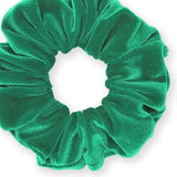Velvet Scrunchies Premium Plush Soft Ponytail Holder Made in the USA Black