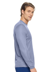 Expert Brand USA-Made Men's Drimax Long-Sleeve Active Shirt for Training Gym Hiking Workout