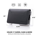 Dango Slim Minimalist Wallet for Men - RFID Blocking - Leather