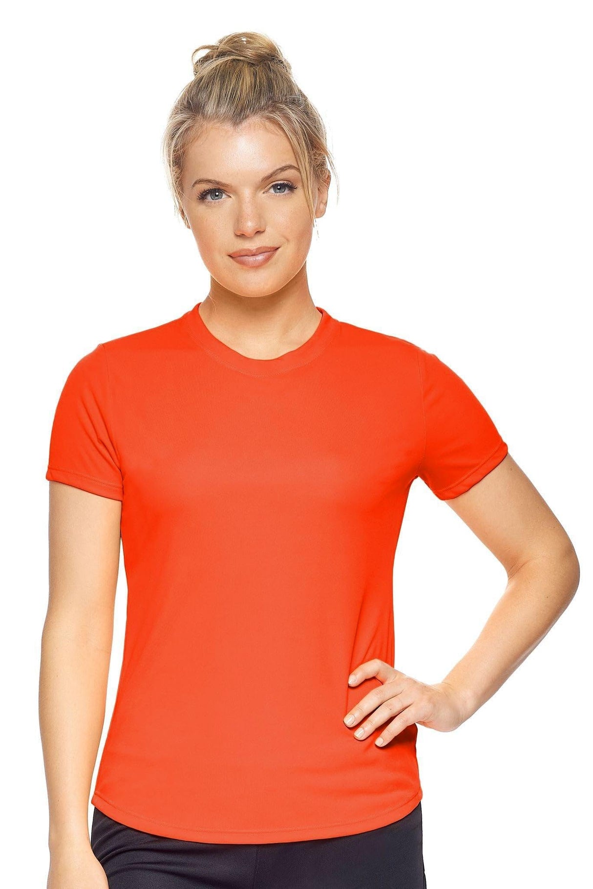 Expert Brand USA-Made Women's Drimax Dry Fit Short Sleeve Athletic T-Shirt