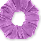 Velvet Scrunchies Premium Plush Soft Ponytail Holder Made in the USA Black