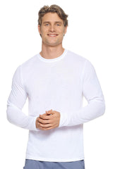 Expert Brand USA-Made Men's TriTec Activewear Performance Long Sleeve Crewneck Shirt