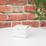 Made in USA 10-Count Recycled Brown Kraft Gift Boxes (5" X 5" X 3") with Tuck Lids for Weddings, Crafting and Baking Packaging Needs