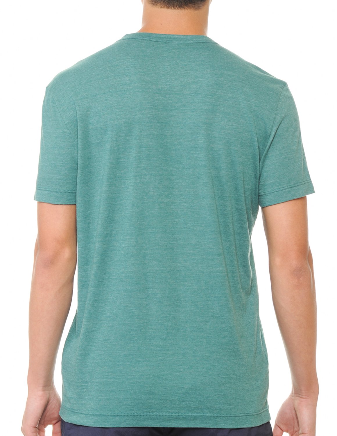 YURO-K Men's Premium Binded Neck Cotton Classic Short Sleeve Crew T-Shirt