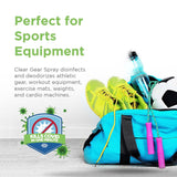 Disinfectant, Cleaner, and Deodorizer For Sports Equipment, Gyms, and Fitness Centers - Mixed Pack - 16 Oz Bottle and 32 Oz Bottle Disinfecting Spray Pack