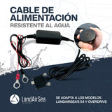 LandAirSea Hardwire Power Adapter Cable | Connects to External Power Source | Fits 54 & Overdrive Models