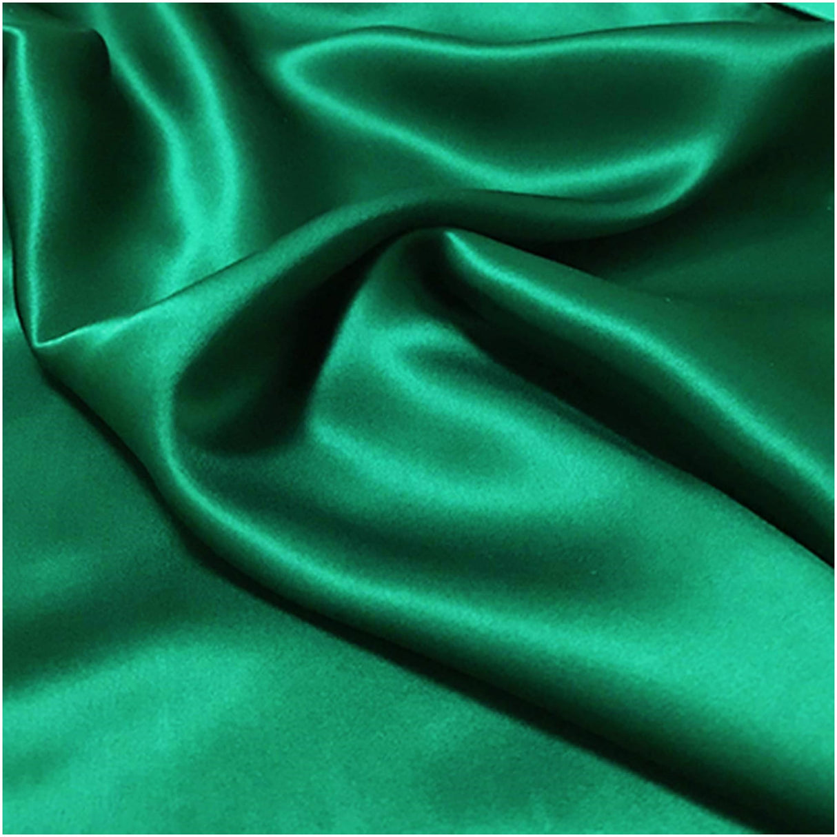 Oeko-TEX Certified Mulberry Silk Pillow Cases Green for Christmas Made in USA, 100% Silk Pillowcase with Zipper, 6A Grade 22 Momme Pure Silk Gift Set, 1 Pcs 20"x30" (Queen, Emerald)