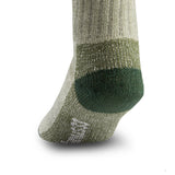 Merino Wool Crew Hiking Sock - Moisture Wicking Sock - Cushioned Sock