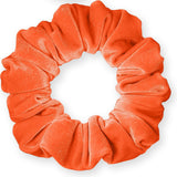 Velvet Scrunchies Jumbo Size Plush Big Ponytail Holders Thick Braided Locked Hair Big Made in the USA Green Pine