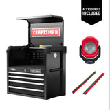 CRAFTSMAN S2000 26IN 4-DRAWER CHEST W/LIGHT & DIVIDE (CMST32642RB)