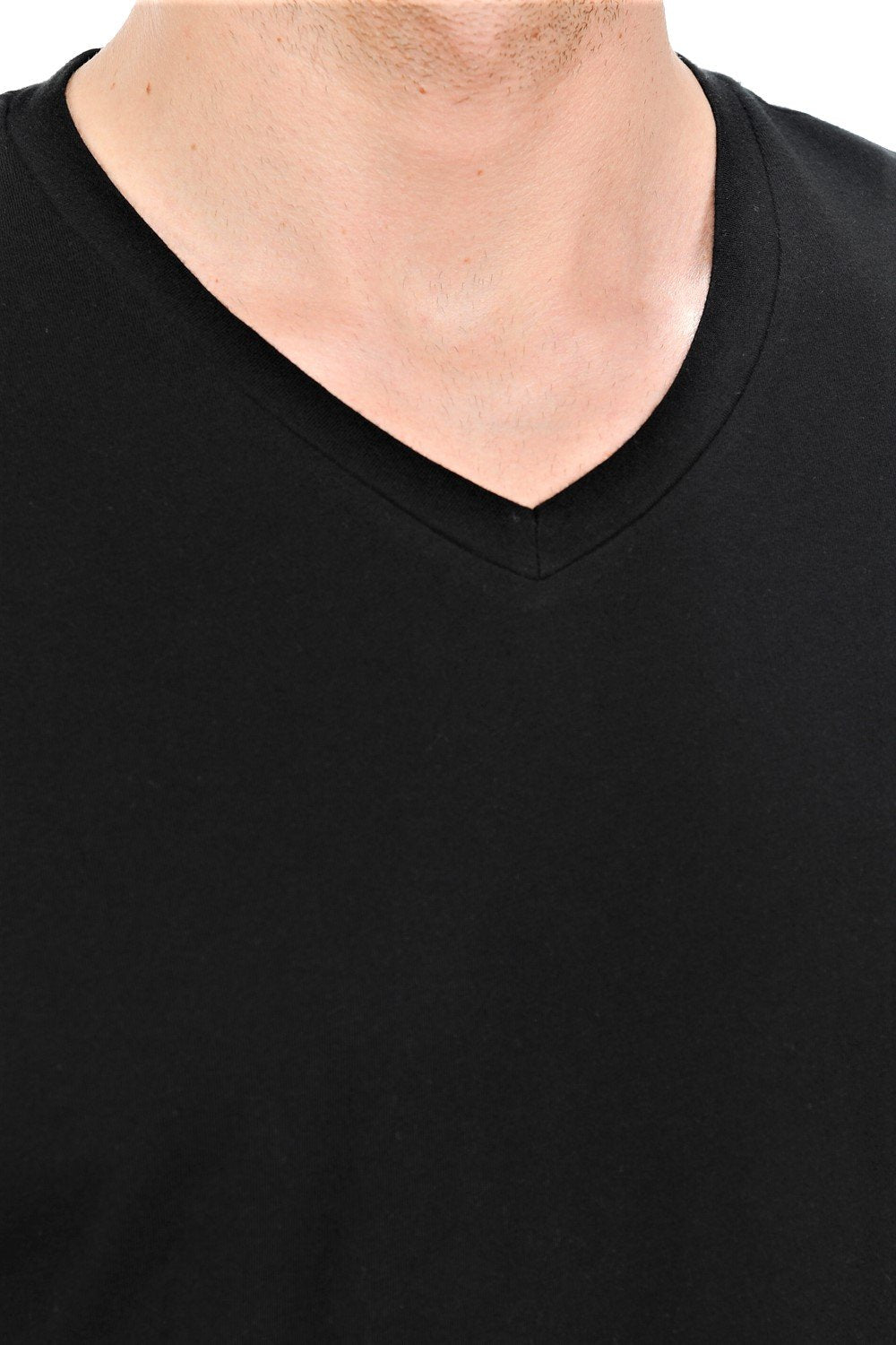 YURO-K Men's Short Sleeve V-Neck T-Shirt Premium Cotton Classic Short Sleeve V-Neck T-Shirt