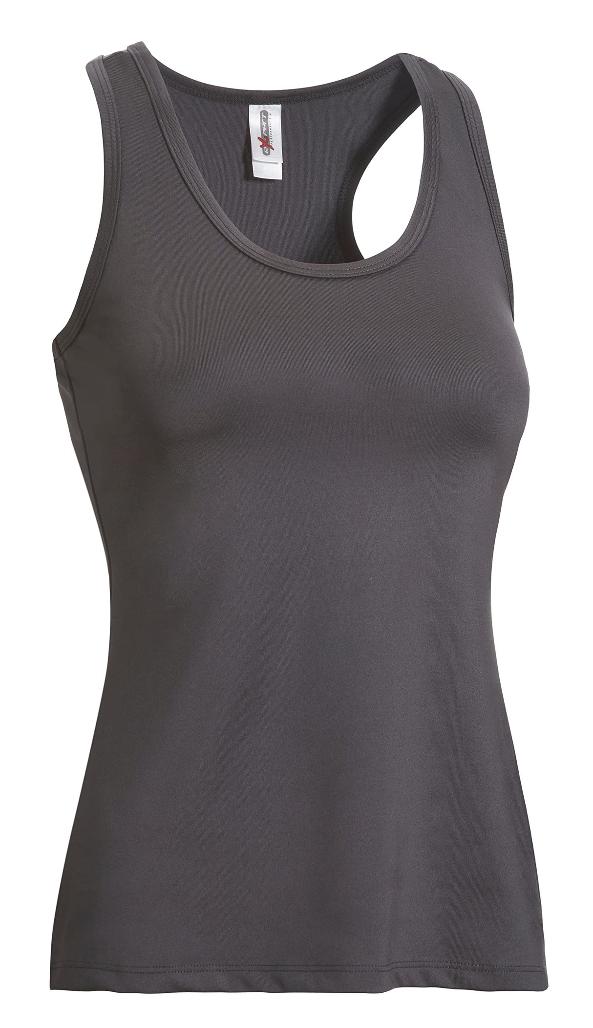 Expert Brand USA-Made Women's Activewear Performance Racerback Power Tank Top