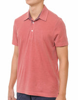 YURO-K Premium Cotton Slub Jersey Short Sleeve Men's Polo T-Shirt with Side Slit Small - XX