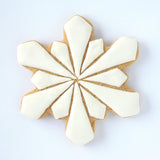 Geometric Snowflake Cookie Cutter, 4" Made in USA by Ann Clark