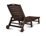 Trex Outdoor Furniture Yacht Club Wheeled Chaise in Vintage Lantern