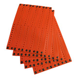 Reusable Vinyl Wristbands - Implement Water Safety, Use Colored Wristbands to Identify Your Swimmers by Ability - 10″ Long x 3/4″ Wide - 100ct.