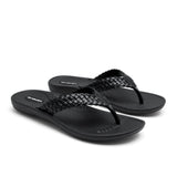 OKABASHI Women's Baha Flip Flop | Contoured Footbed w/Arch Support for All-Day Comfort | Slip-Resistant & Waterproof | Sustainably Made in The USA