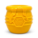 SodaPup Honey Pot – Durable Dog Treat Dispenser & Enrichment Toy Made in USA from Non-Toxic, Pet Safe, Food Safe Natural Rubber Material for Mental Stimulation, Problem Chewing, Calming Nerves, & More