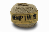 Bean Products Hemp Twine - High Tensile Strength and Durable - Made with 100% Hemp - Perfect for Jewelry, Arts & Crafts, Decoration, Cooking - 0.5MM, 50G/328 Ft. - 8 lb. Test Strength - Natural