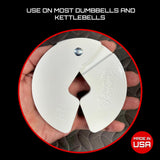Micro Gainz Dumbbell Fractional 1.25lb Weight Plate, Ideal for Micro Loading, (Choose Color) 2 Piece Fractional Weight Plates, Designed for Dumbbell Training, Made In USA