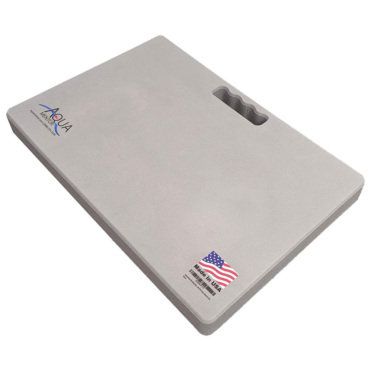 Kneeling Pad - Made in The USA - Firm, Durable and Thick Garden or Mechanics Foam Kneeling Pad, Great for Use Around The House, Garden, Job or Shop(17.5” x 8.0” x 1.5”, Gray)