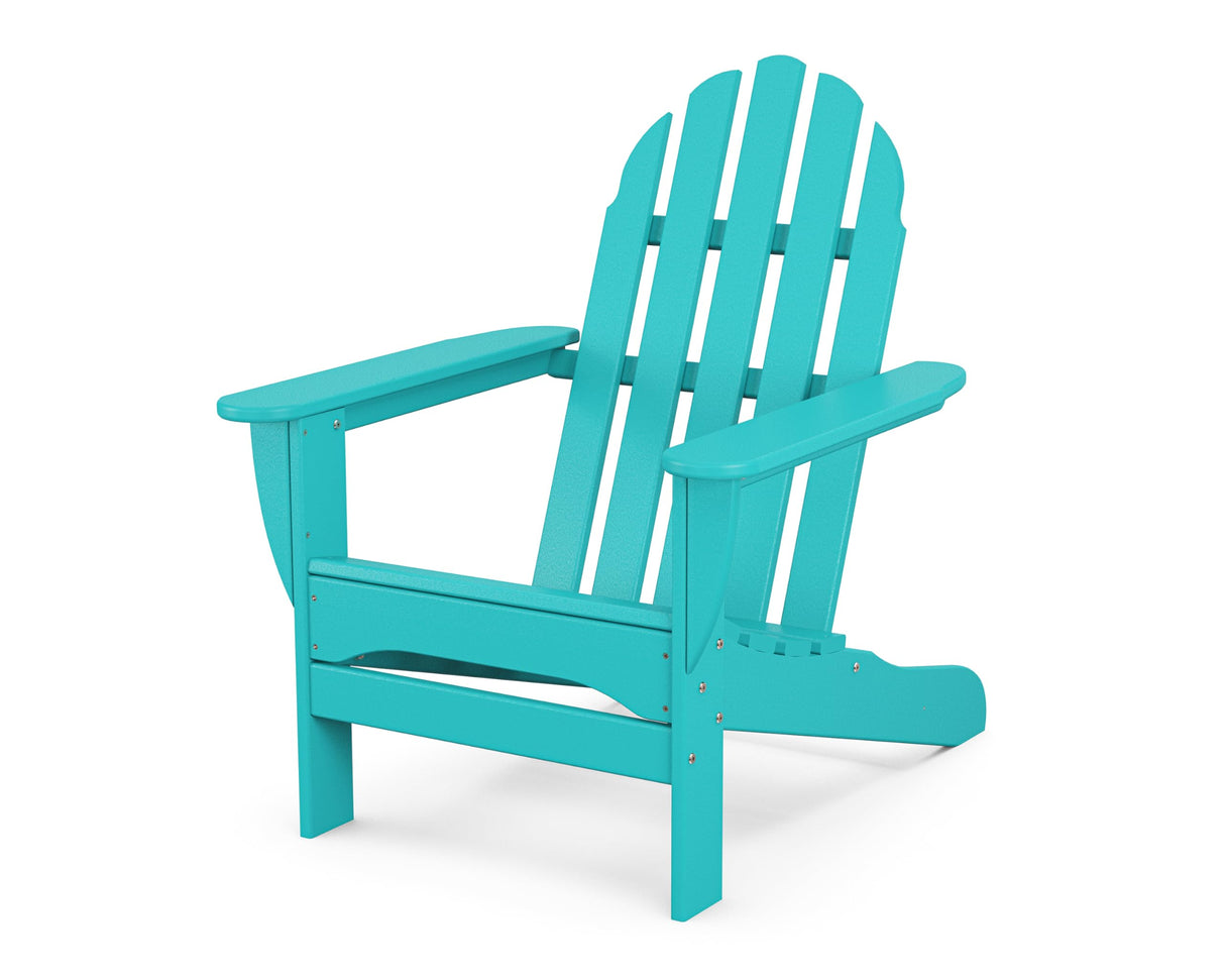 POLYWOOD AD4030PB Classic Outdoor Adirondack Chair, Pacific Blue