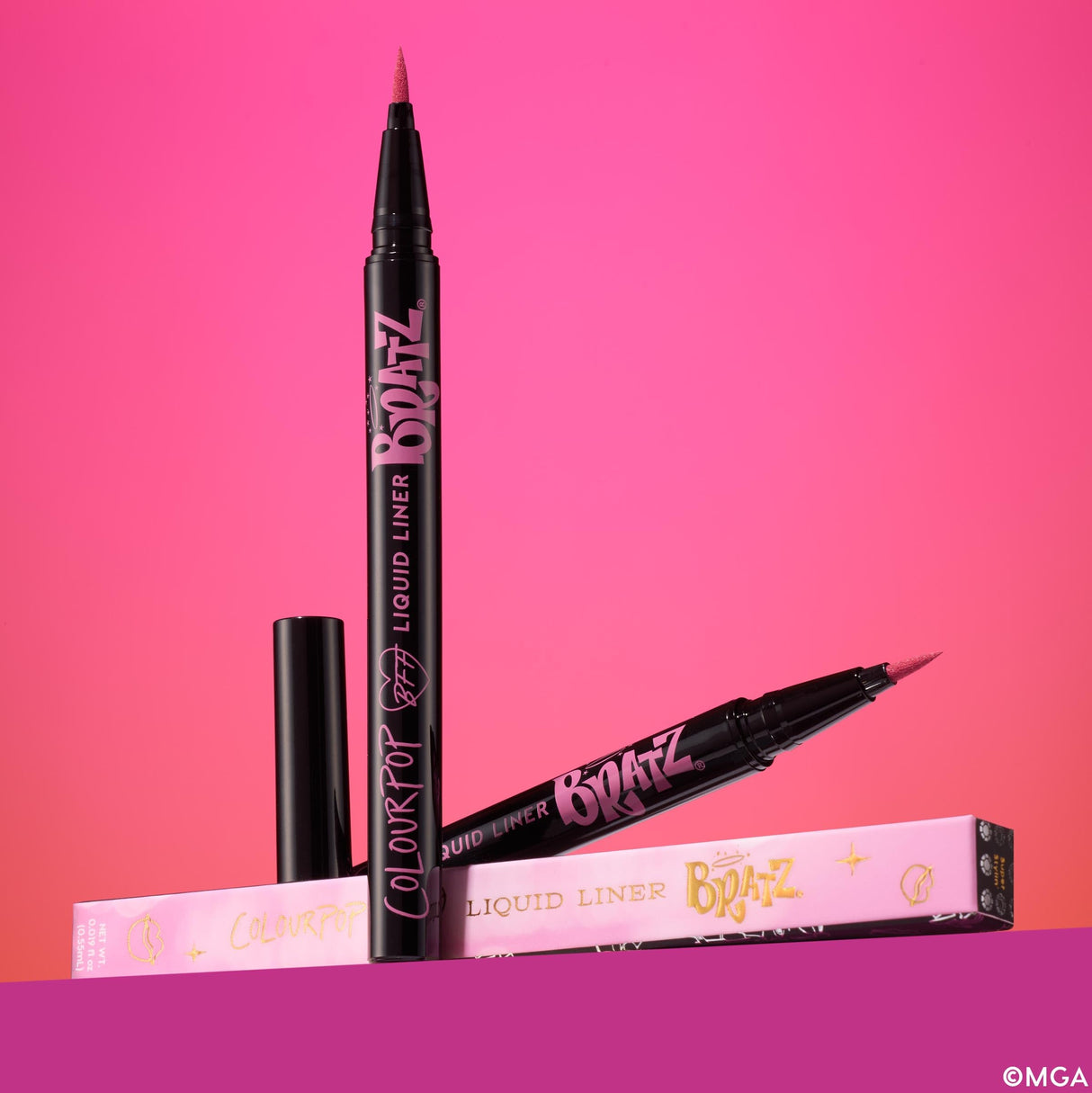 ColourPop BFF Liquid Liner - Precision Felt Tip Liquid Eyeliner Pen - High-Pigment & Buildable Colored Eyeliner with a Transfer Resistant Formula - Crzy (0.02 oz)