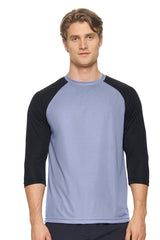 Expert Brand USA-Made Men's Drimax Dry Fit Raglan Baseball Athletic Shirt