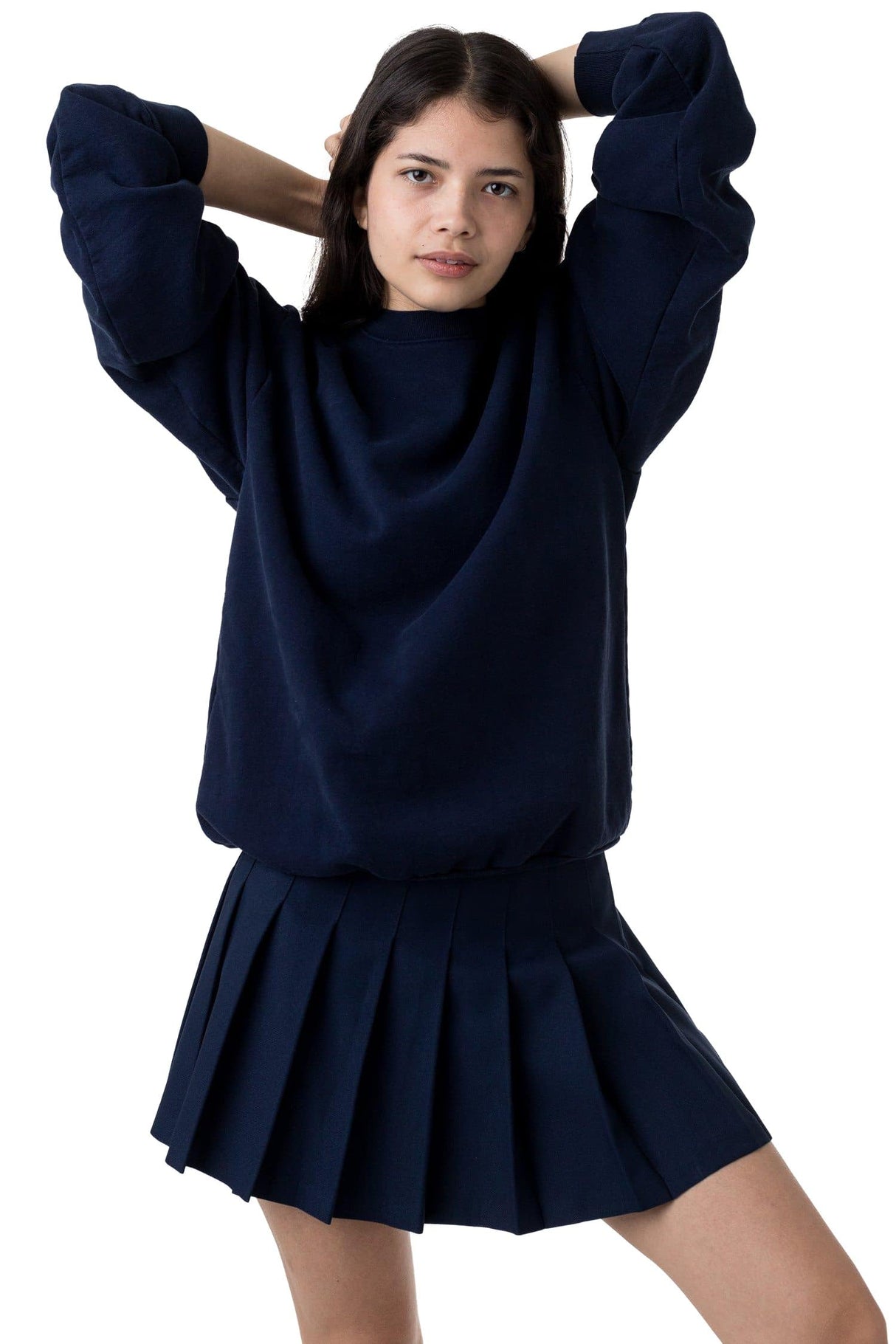 Los Angeles Apparel Heavy Fleece Crewneck Sweater (Garment Dye 2)