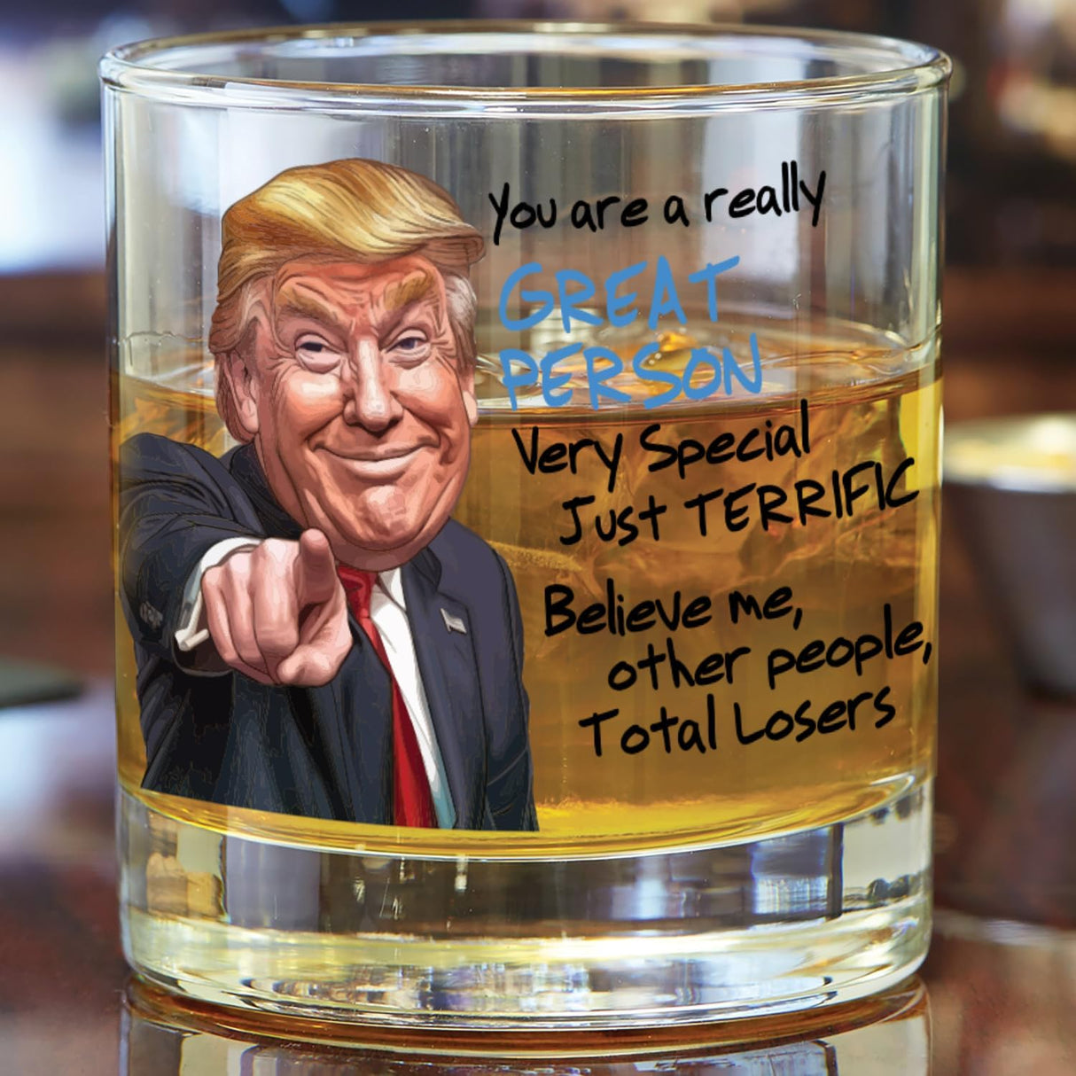 Funny Gift for Dad from Daughter, Son - Dad Gifts - Birthday Gifts for Dad - Dad Birthday Gift Ideas - Cool Gifts for Dad - Present for Dad 10oz Whiskey Bourbon Rocks Glass