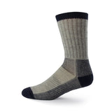 Merino Wool Crew Hiking Sock - Moisture Wicking Sock - Cushioned Sock