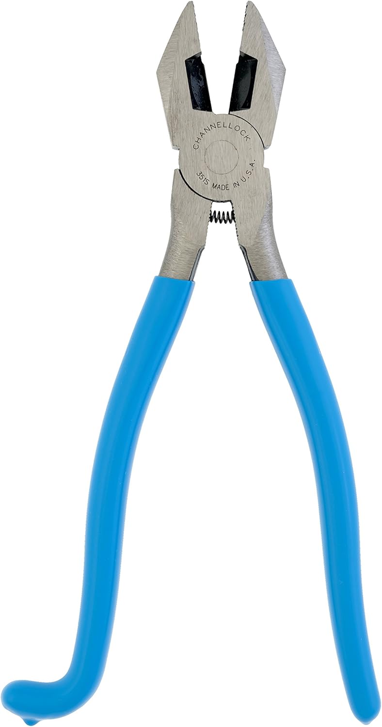 Channellock 351S 9.5-Inch Heavy Duty Ironworkers Plier with Spring