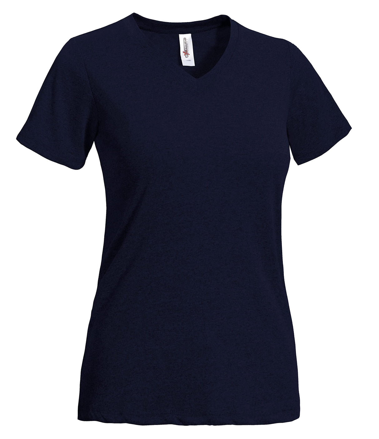 Expert Brand USA-Made Women's Activewear Performance Heather V-Neck T-Shirt