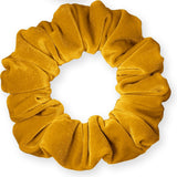Velvet Scrunchies Jumbo Size Plush Big Ponytail Holders Thick Braided Locked Hair Big Made in the USA Green Pine