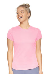 Expert Brand USA-Made Women's Drimax Dry Fit Short Sleeve Athletic T-Shirt