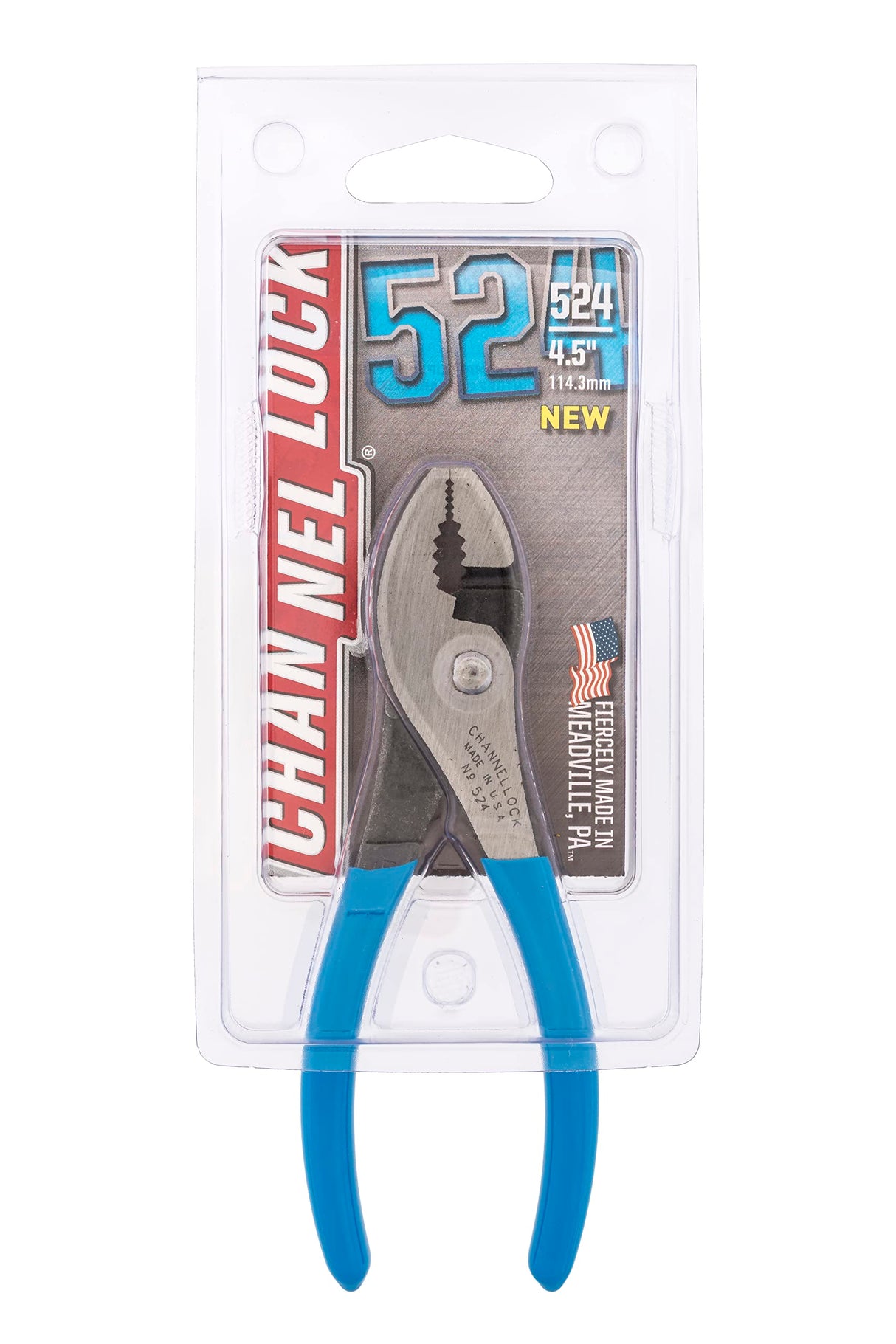 Channellock 526 6-Inch Slip Joint Pliers | Utility Plier with Wire Cutter | Serrated Jaw Forged from High Carbon Steel for Maximum Grip on Materials | Specially Coated for Rust Prevention| Made in USA