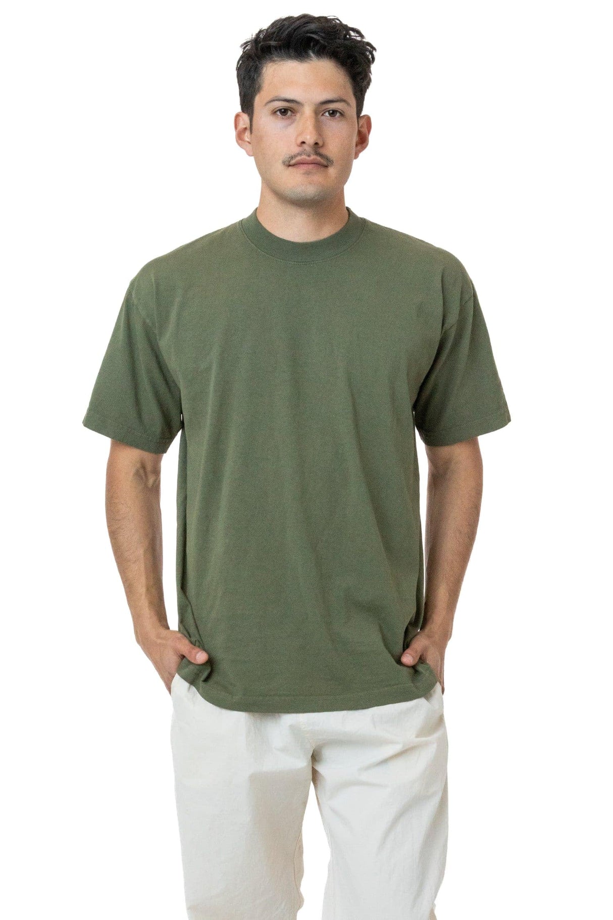 1801 - 6.5oz T-Shirt, Made In USA, Garment-Dyed, Shrink-Free, Relaxed Fit