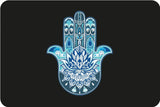 Embrace The Block™ Blue Hamsa Yoga Block (Black)