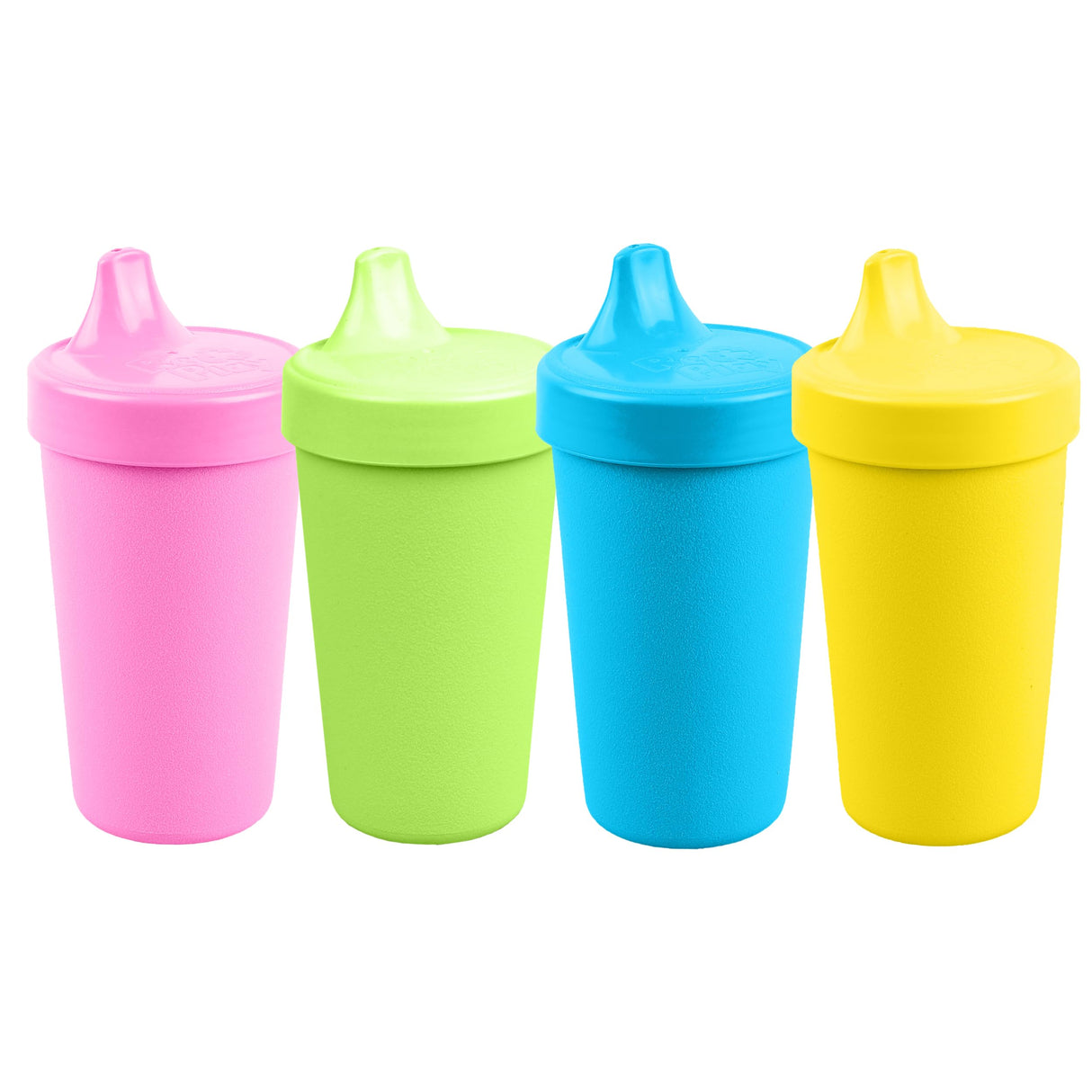 Re-Play Made in USA 10 Oz. Sippy Cups for Toddlers, Pack of 4 - Reusable Spill Proof Cups for Kids, Dishwasher/Microwave Safe - Hard Spout Sippy Cups for Toddlers 3.13" x 6.25", Desert Roses