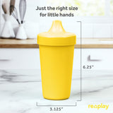 Re-Play Made in USA 10 Oz. Sippy Cups for Toddlers, Pack of 4 - Reusable Spill Proof Cups for Kids, Dishwasher/Microwave Safe - Hard Spout Sippy Cups for Toddlers 3.13" x 6.25", Desert Roses