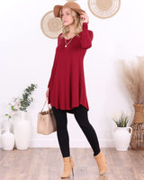 Popana Womens Long Sleeve Tunic Tops to Wear with Leggings - Long Tunic Shirts for Women Loose Fit Dressy Plus Size Casual