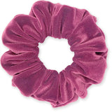 Velvet Scrunchies Premium Plush Soft Ponytail Holder Made in the USA Black