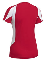 Expert Brand USA-Made Women's Oxymesh Dry Fit Color Blocked Athletic T-Shirt