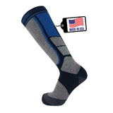 Ski Socks Made in USA - Alpaca Wool Winter Weather Lightweight Socks for Skiing