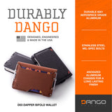 Dango Slim Minimalist Wallet for Men - RFID Blocking - Bifold