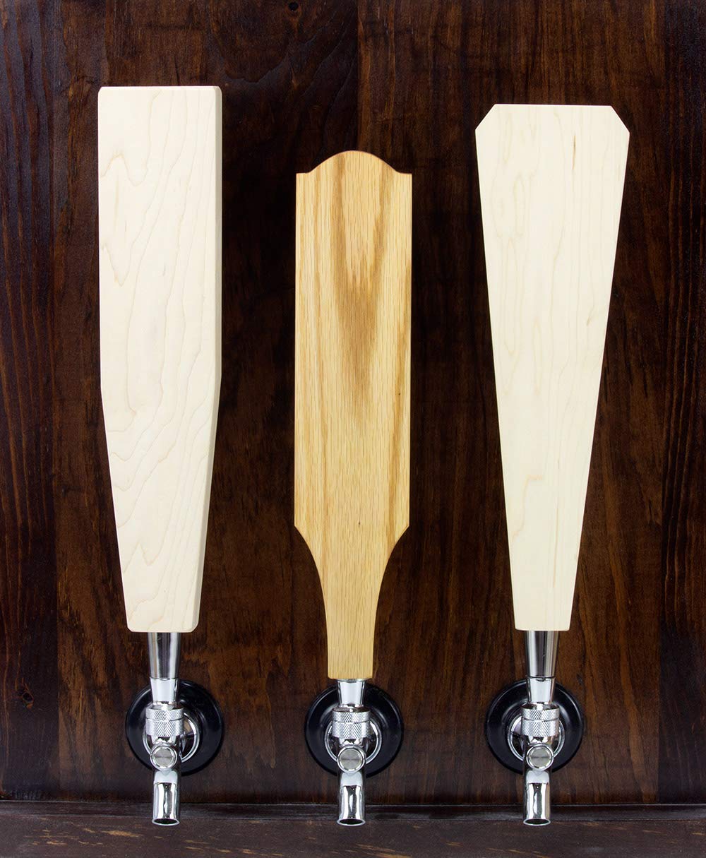 Classic 11" Solid Red Oak Tap Handle