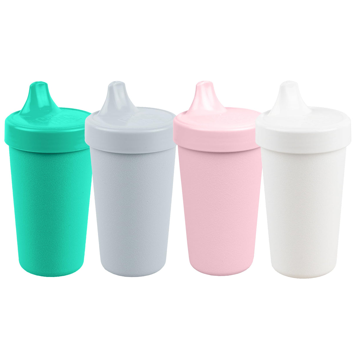 Re-Play Made in USA 10 Oz. Sippy Cups for Toddlers, Pack of 4 - Reusable Spill Proof Cups for Kids, Dishwasher/Microwave Safe - Hard Spout Sippy Cups for Toddlers 3.13" x 6.25", Desert Roses