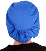 Sparkling EARTH Riley Medical Scrub Caps with Flat Front and Roomy Back - Adjustable Cord Lock Closure - Made in The USA!